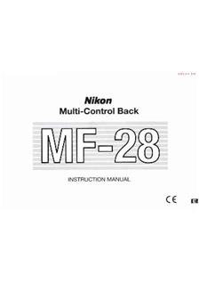 Nikon Backs - all manual. Camera Instructions.